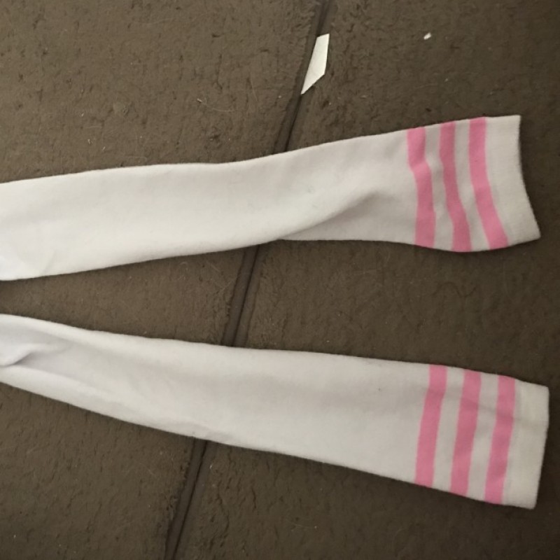 Dirty knee high socks